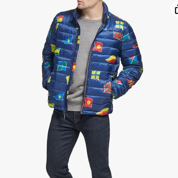 NWT - Tommy Hilfiger Adult Packable Lightweight Quilted Jacket - Men M/Women L - Picture 3 of 13